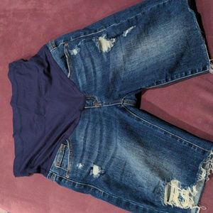 Pink Blush Maternity Shorts